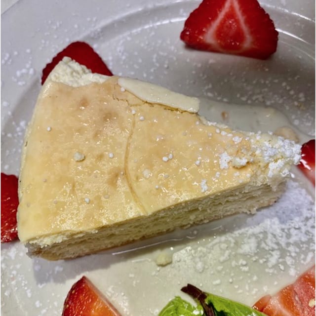 Ricotta Cheesecake.