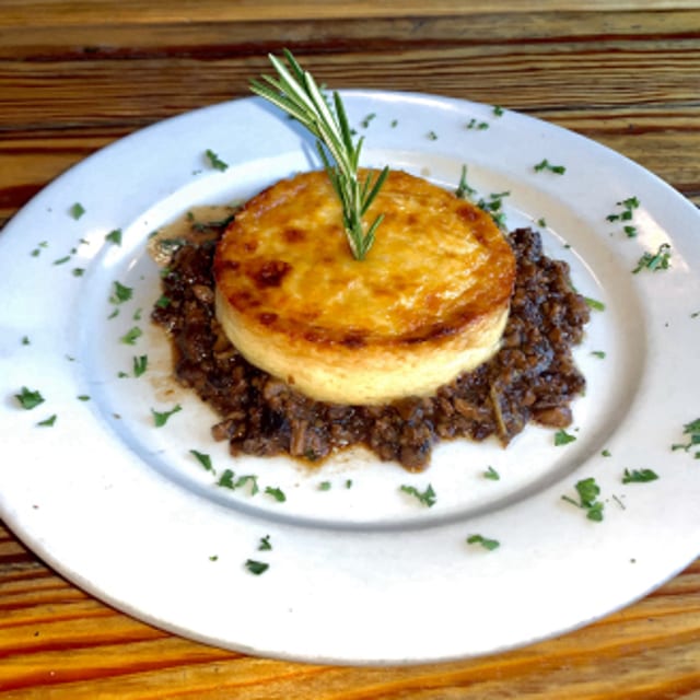 Sformato di Parmigiano.
